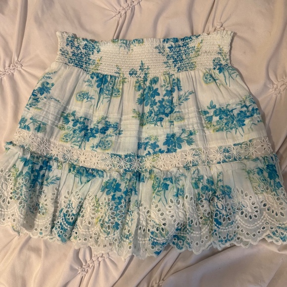 LoveShackFancy Jimena Mini Skirt Sz S - Picture 8 of 8